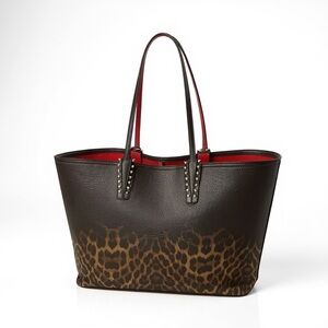 Christian Louboutin Cabata Tote W/Pouch Degrade Leopard Print